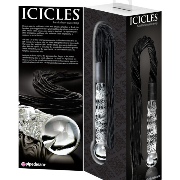 Icicles No. 38 - Clear / Black