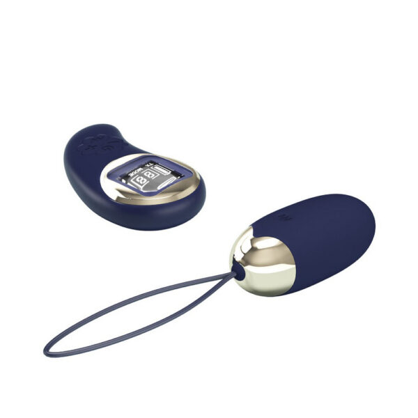 Mina Vibrating Remote Control Egg - Blue