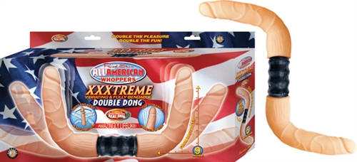 Latin American Whoppers Extreme Vibrating and Fully Bendable Dong - Flesh