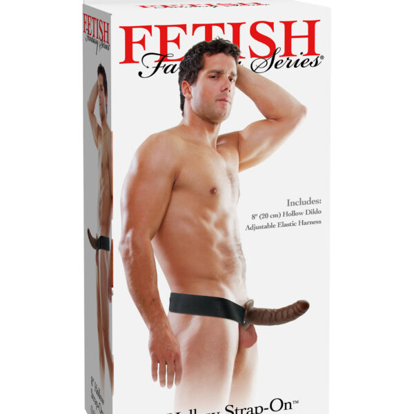 Fetish Fantasy Series 8 Inch Hollow Strap-on - Brown