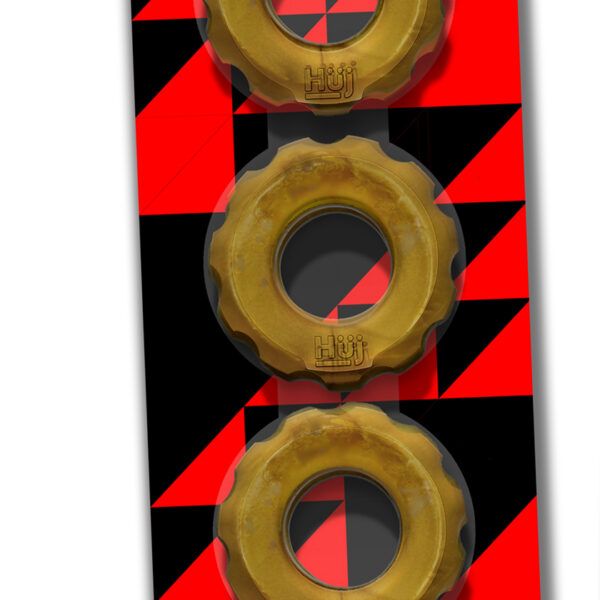 Super Huj - 3-Pack Cockrings - Bronze