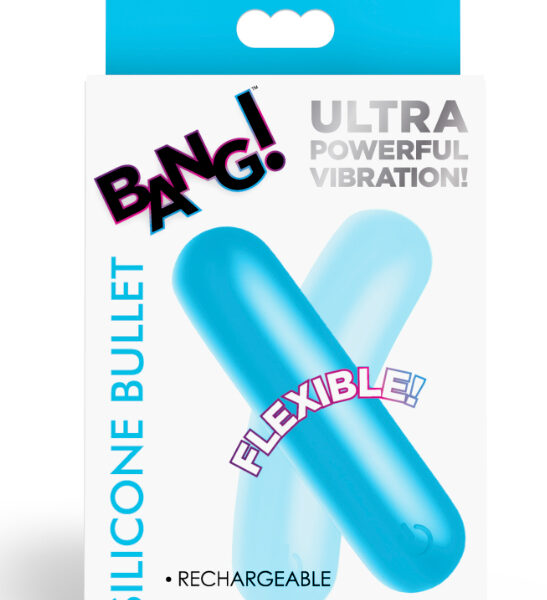 Flexible Silicone Bullet - Blue