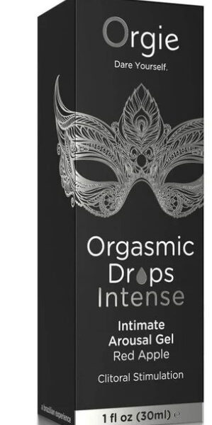 Orgasmic Drops 1oz Intimate Arousal Gel Red Apple