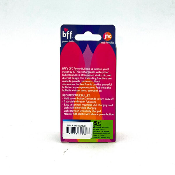 Jfc Rechargeable Power Bullet - Black