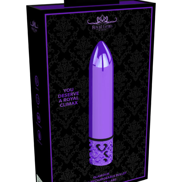 Glamour - Rechargeable Abs Bullet - Purple