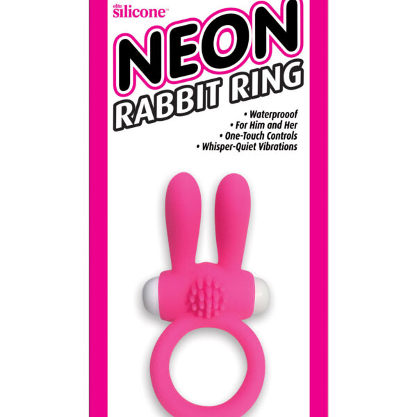 Neon Rabbit Ring - Pink