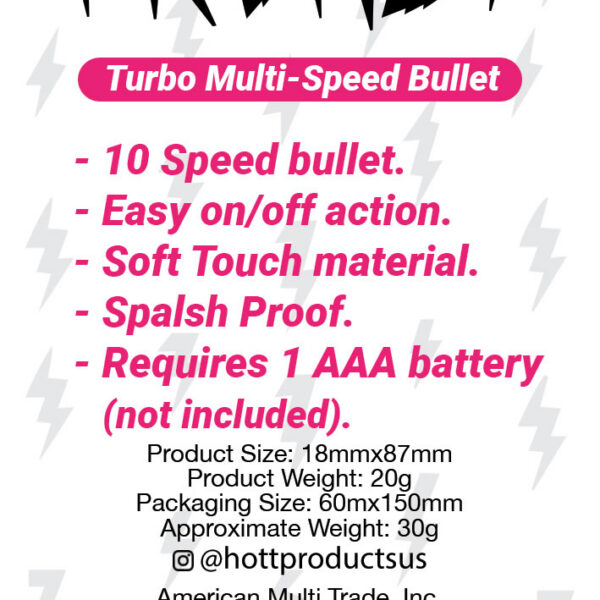 Frenzy - Power Bullet- Pink