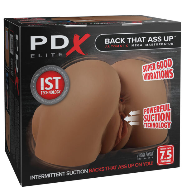 Back That Ass Up Auto Mega Masturbator - Brown