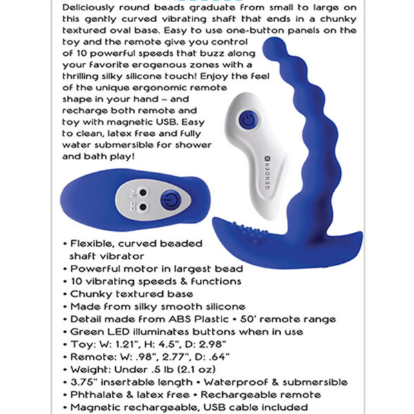 Beaded Pleasure - Blue