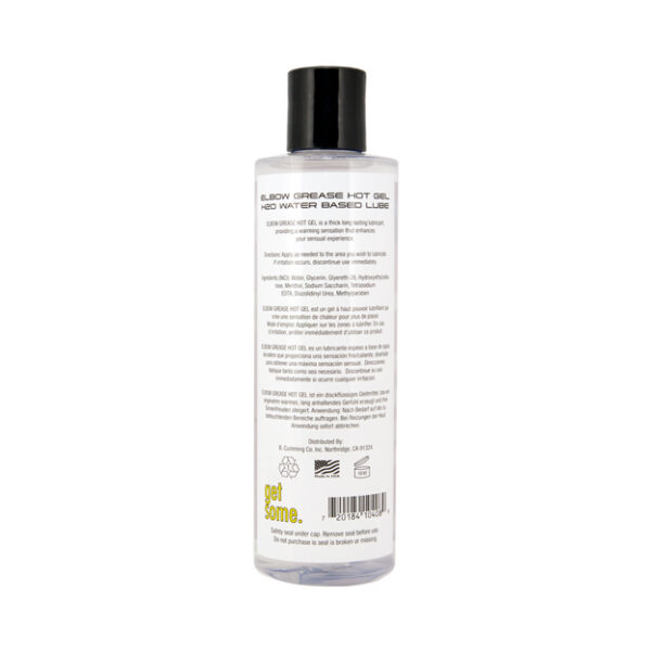 Elbow Grease H2O Hot Gel - 8.5 Oz.