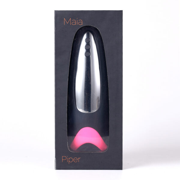 Piper USB Rechargeable Multi Function Masturbator With Suction - Black/pink