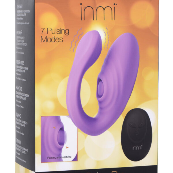 7x Pulse Pro Pulsating and Clit Stim Vibe with Remote