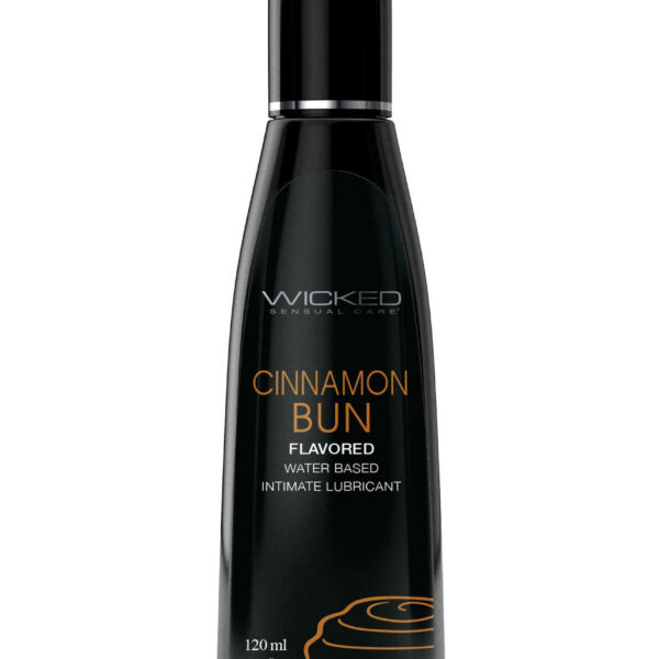 Aqua Cinnamon Bun Flavored Water Based Intimate Lubricant - 4 Fl. Oz.