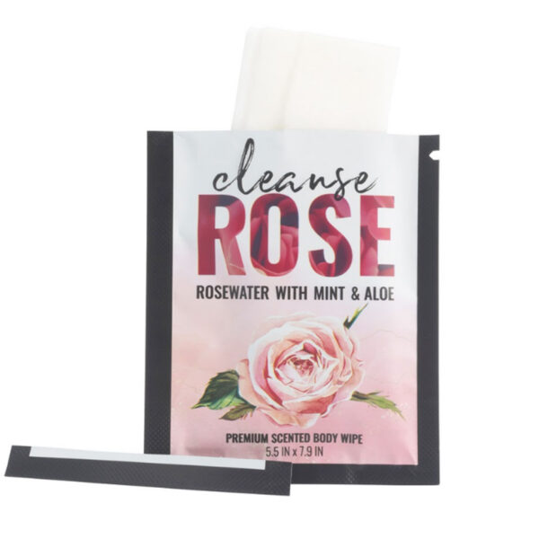 Alchemy Cleanse Rosewater Body Wipes 16 Ct
