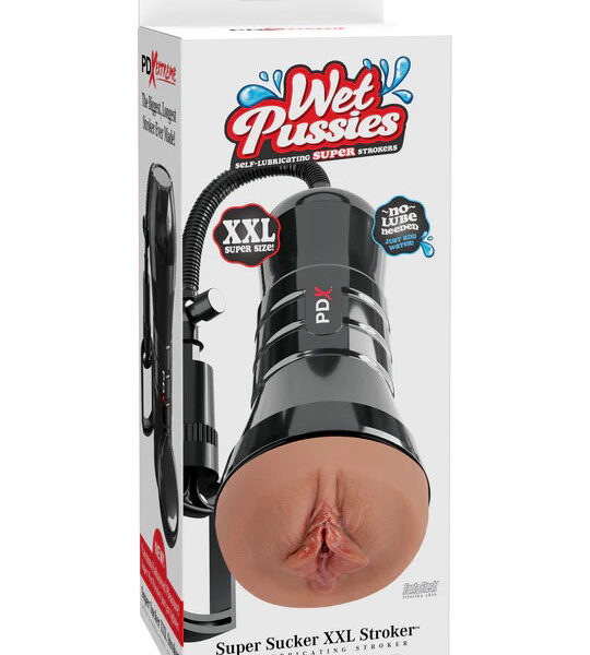 Pdx Extreme Wet Pussies Super Sucker XXL Stroker - Brown