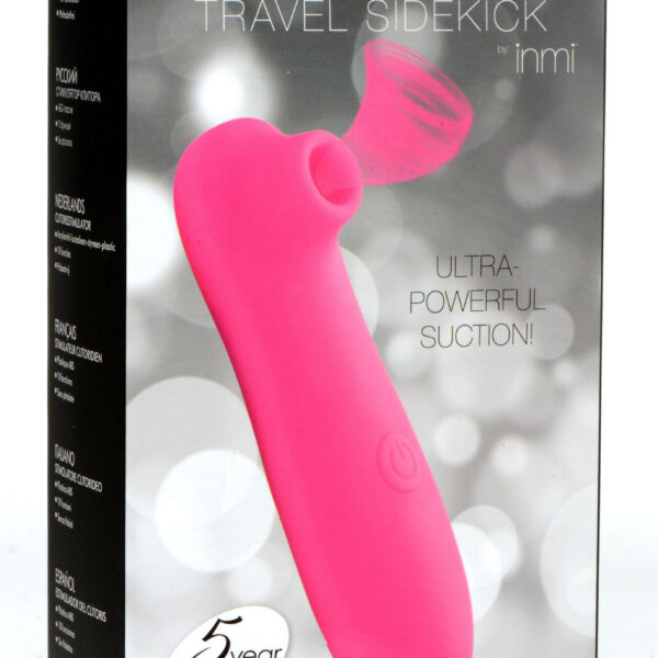 Shegasm Travel Sidekick 10x Suction Clit Stimulator - Pink