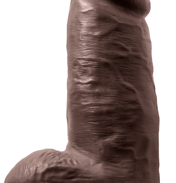 Au Naturel - Chub - 10 Inch Dildo - Chocolate