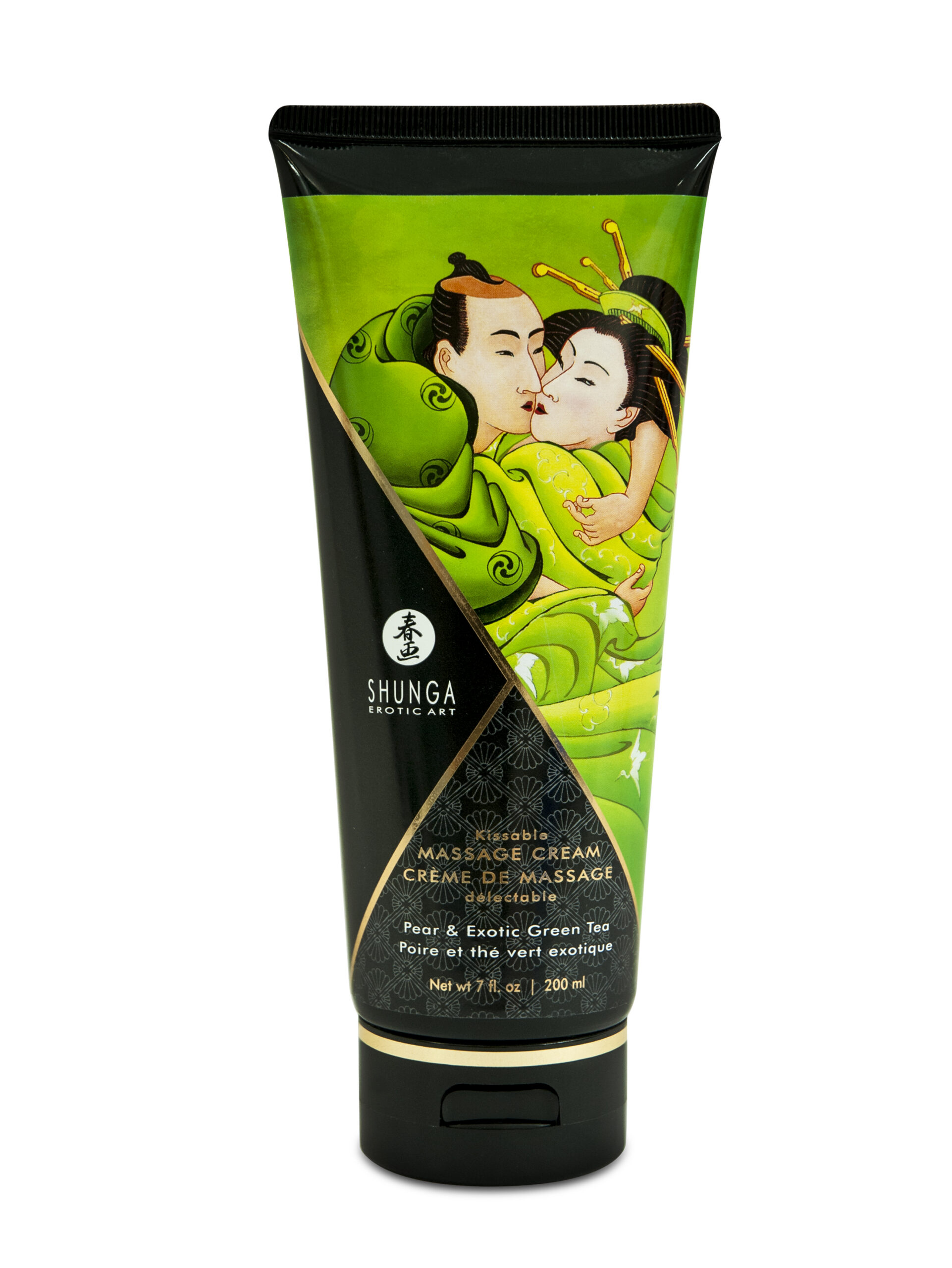 Kissable Massage Cream - Pear & Exotic Green Tea - 7 Fl. Oz. / 200 ml