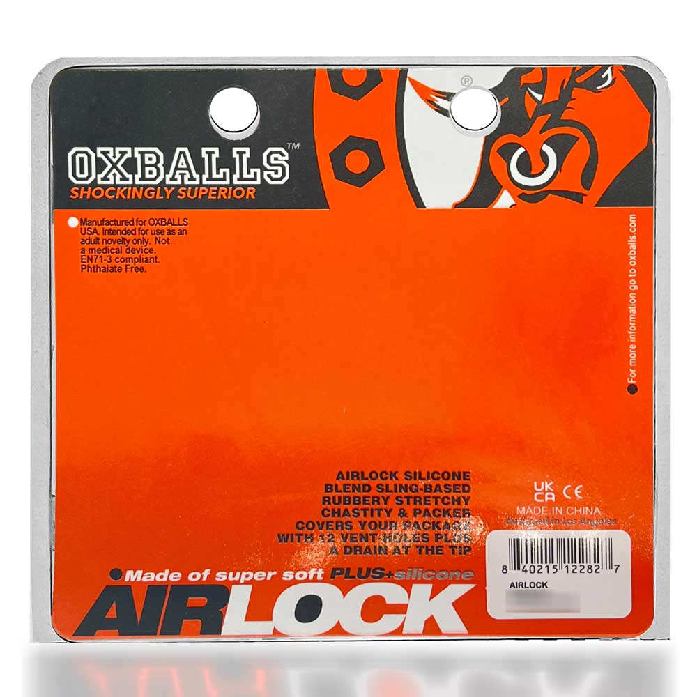 Airlock Air-Lite Vented Chastity - Black Ice