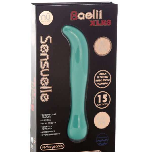 Sensuelle Baelii Xlr8 15 Funtion Flexi G-Spot Vibe - Electric Blue