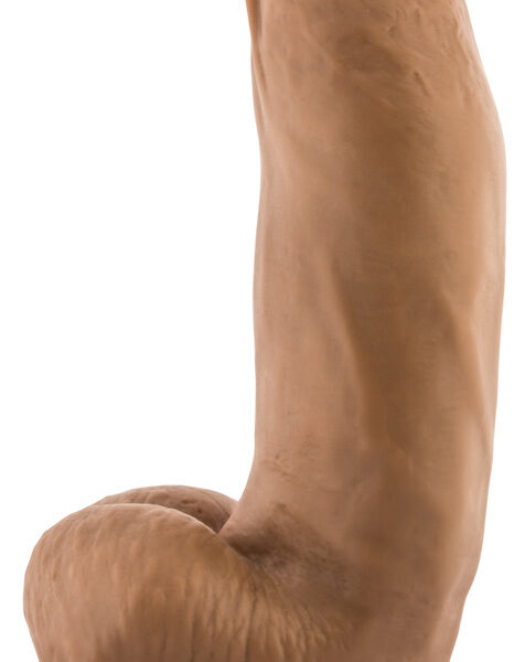 Dr. Skin Silicone - Dr. Samuel - 7 Inch Dildo With Suction Cup - Mocha