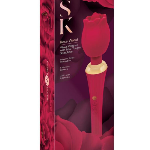 Secret Kisses Rosegasm Bouquet Rose Wand - Red