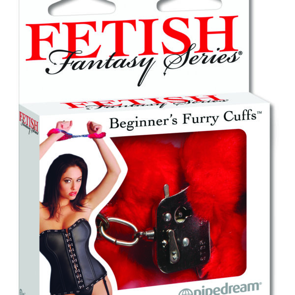 Fetish Fantasy Series Beginner's Furry Cuffs - Red