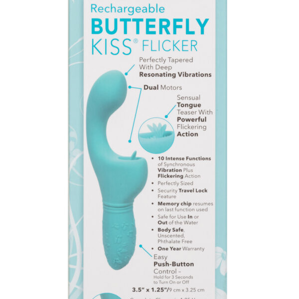 Rechargeable Butterfly Kiss Flicker - Blue