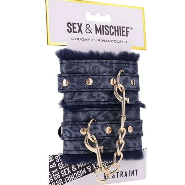 Cougar Fur Handcuffs