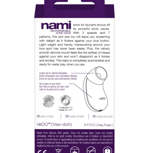 Nami Rechargeable Sonic Vibe - Deep Purple