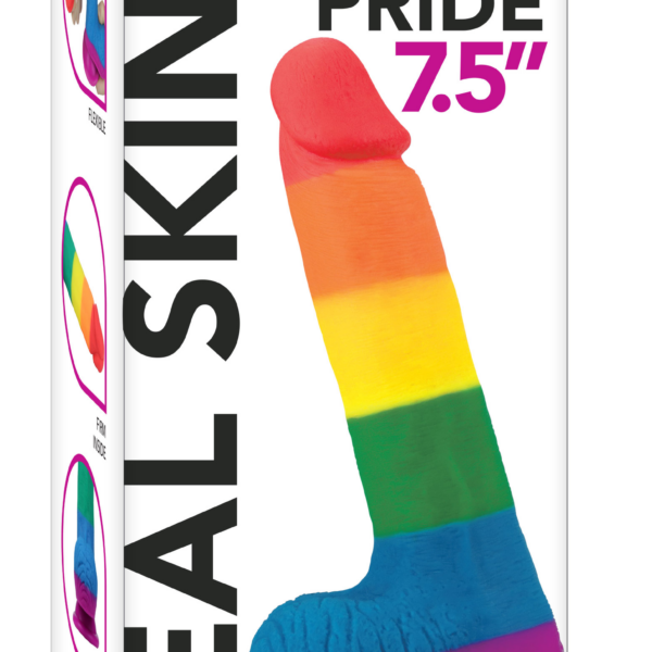 7.5" Pride Dildo - Rainbow