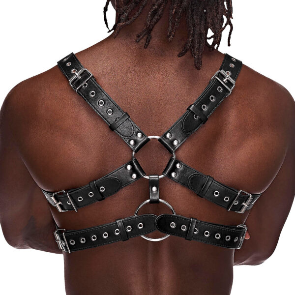 Gemini Leather Harness - One Size - Black