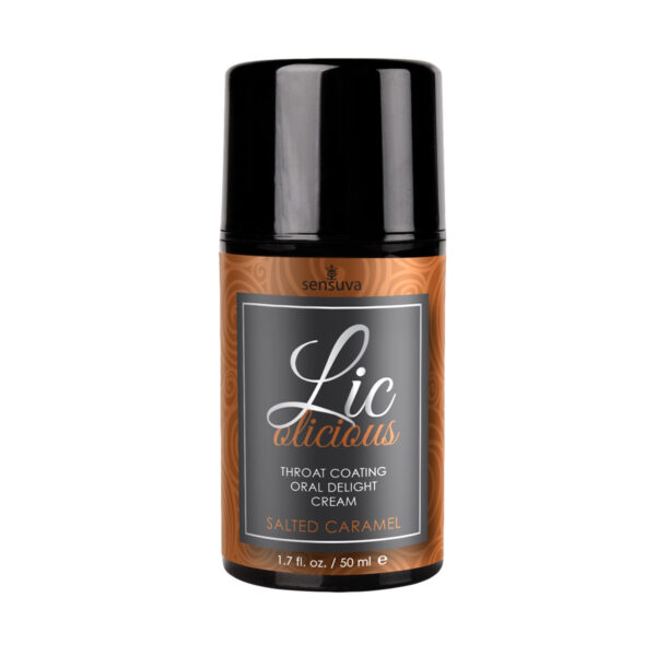 Lic-O-Licious Oral Delight Cream - Salted Caramel  - 1 Fl. Oz.