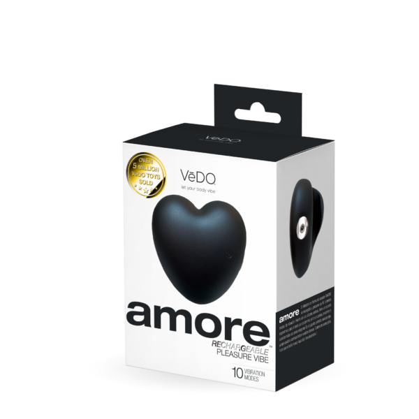 Amore Rechargeable Pleasure Vibe - Black