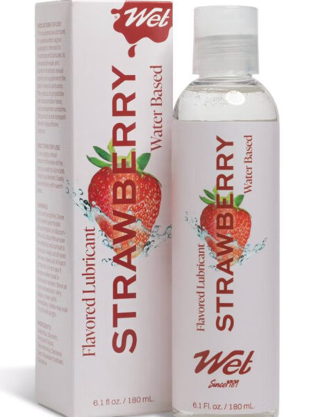 Wet Flavored Lubricant Sexy Strawberry 3.1oz