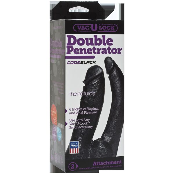 Vac-U-Lock Codeblack Double Penetrator