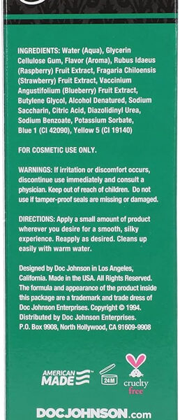 Good Head Oral Delight Gel 4 Oz - Green Apple