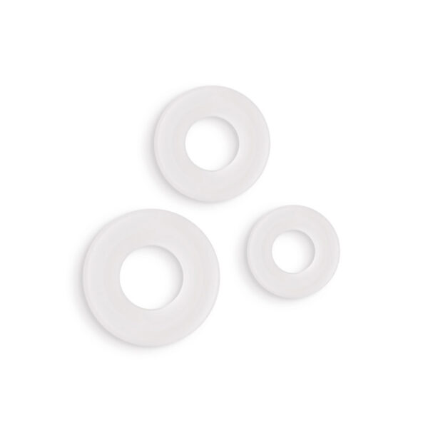 Firefly - 3 Pc Bubble Rings - White