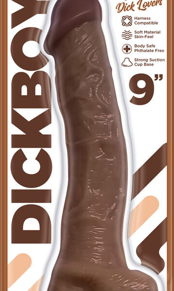 Dickboy - Skins - Dildo With Balls - 9 Inch - Caramel Dick Lovers