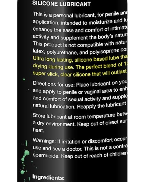 Spunk Lube Pure Silicone Cap 8 Fl Oz