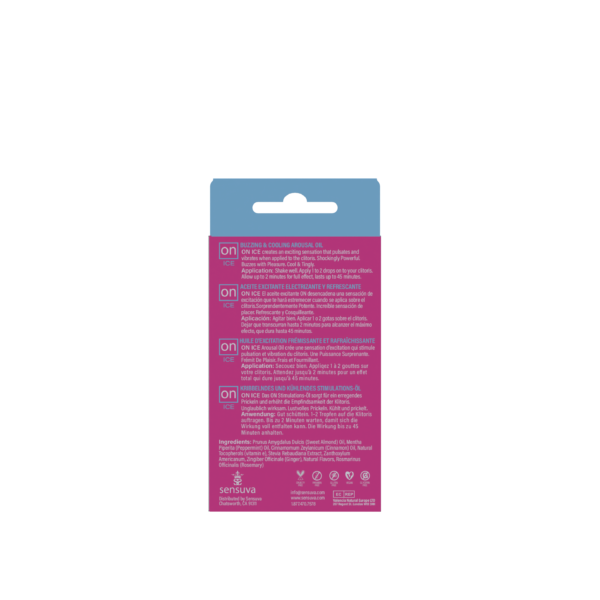 On Ice Buzzing and Cooling Arousal Oil 5ml