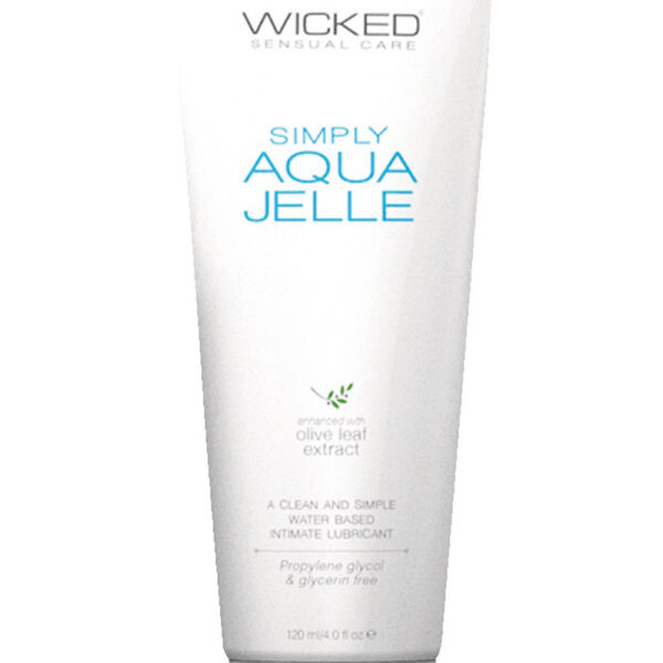 Simply Aqua Jelle Fragrance Free Lubricant - 4 Fl. Oz.