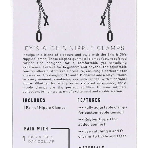 eX's and Oh's Nipple Clamps