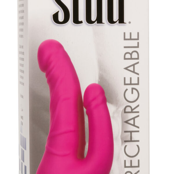 Rechargeable Power Stud Over and Under - Pink