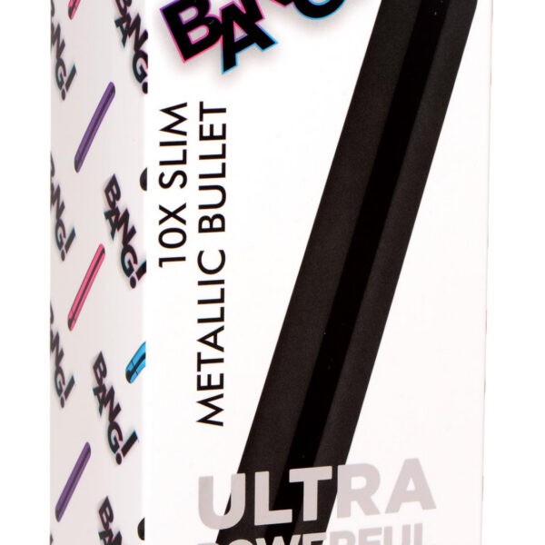 10x Slim Metallic Bullet - Black