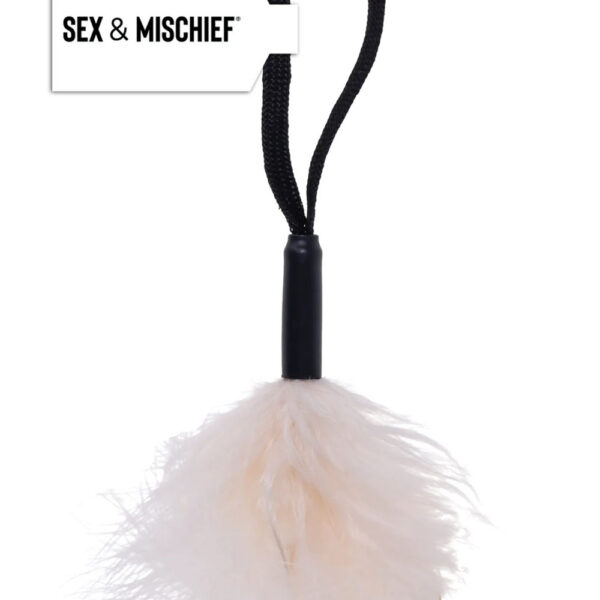White Wrist Feather Tickler