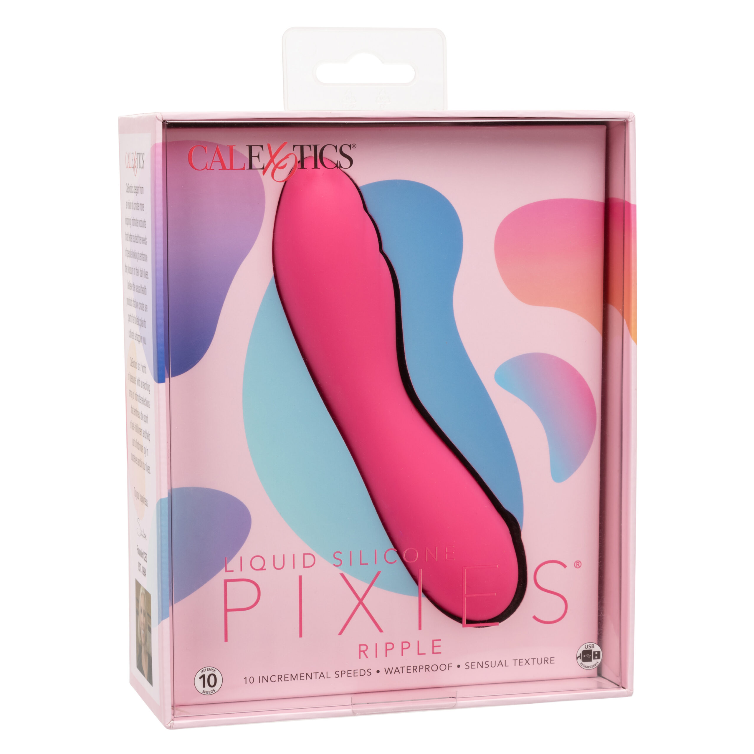 Liquid Silicone Pixies Ripple - Pink