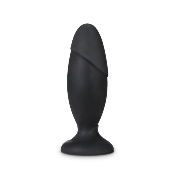 Anal Adventures - Platinum - Silicone Rocket Plug - Black