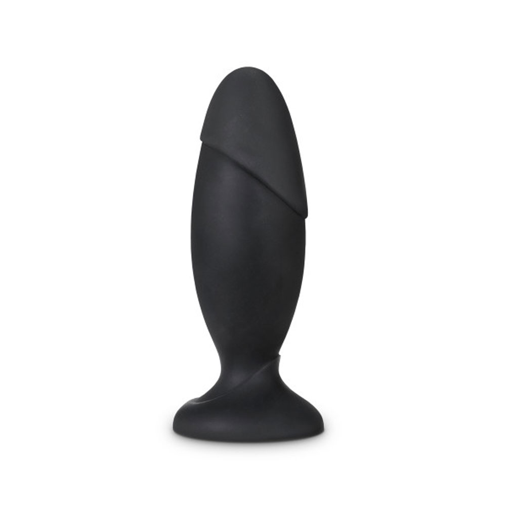 Anal Adventures - Platinum - Silicone Rocket Plug - Black