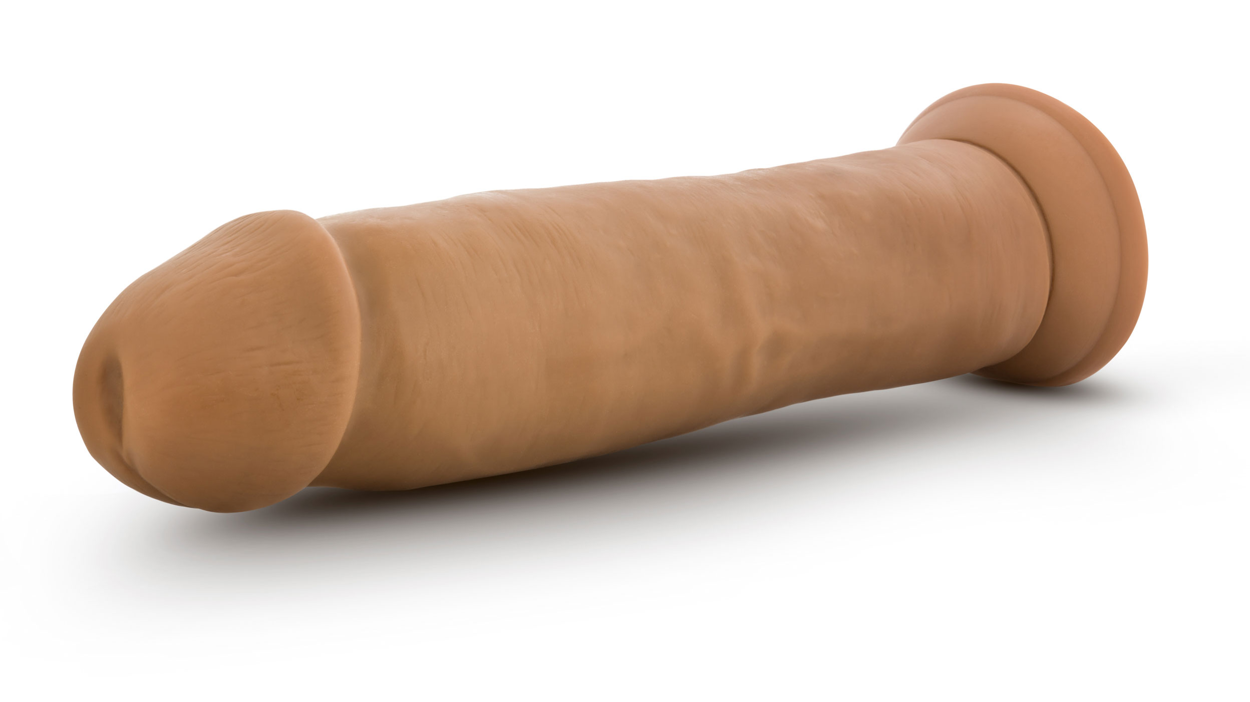 Dr. Skin Silicone - Dr. Henry - 9 Inch Dildo With Suction Cup - Mocha